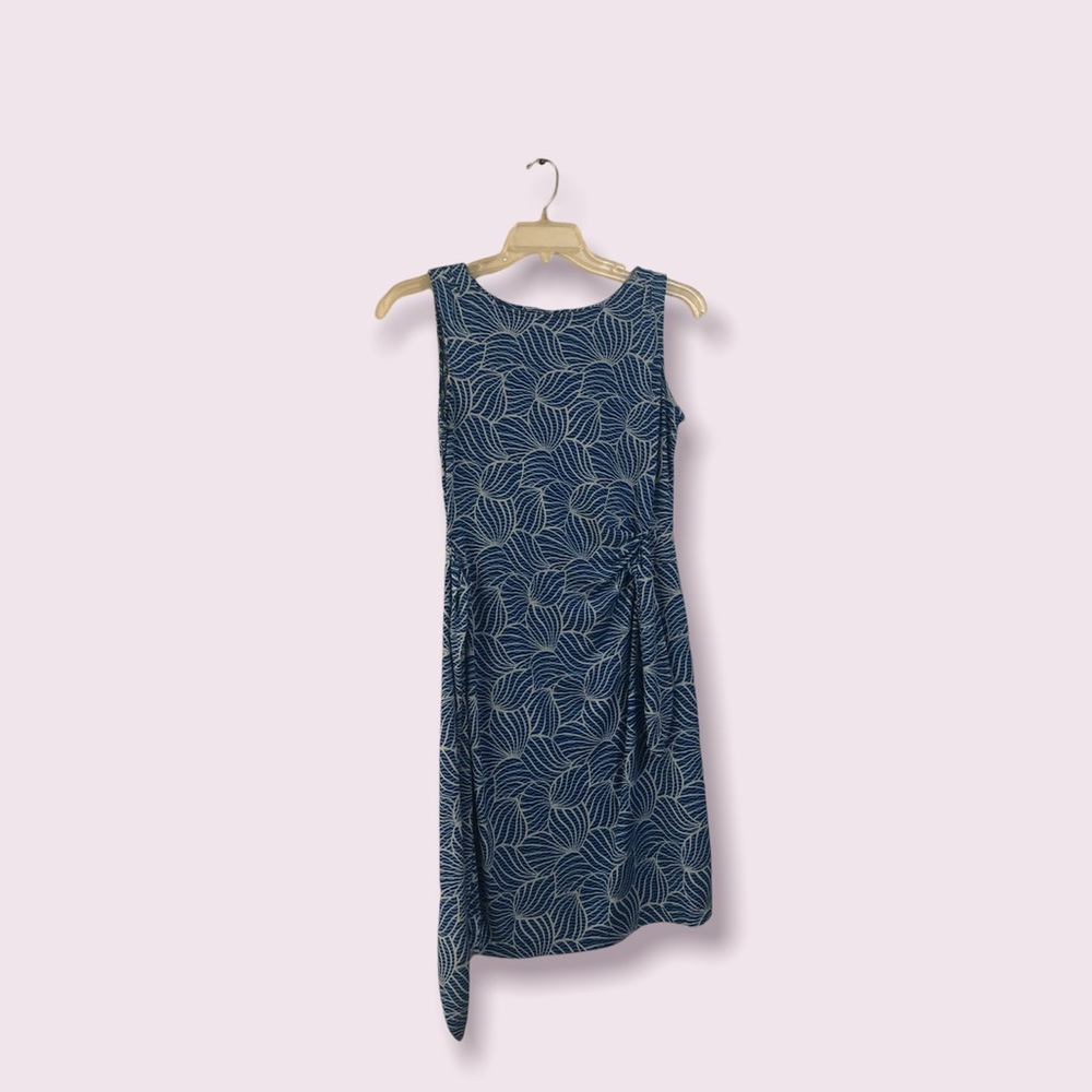 Blue and white Dress